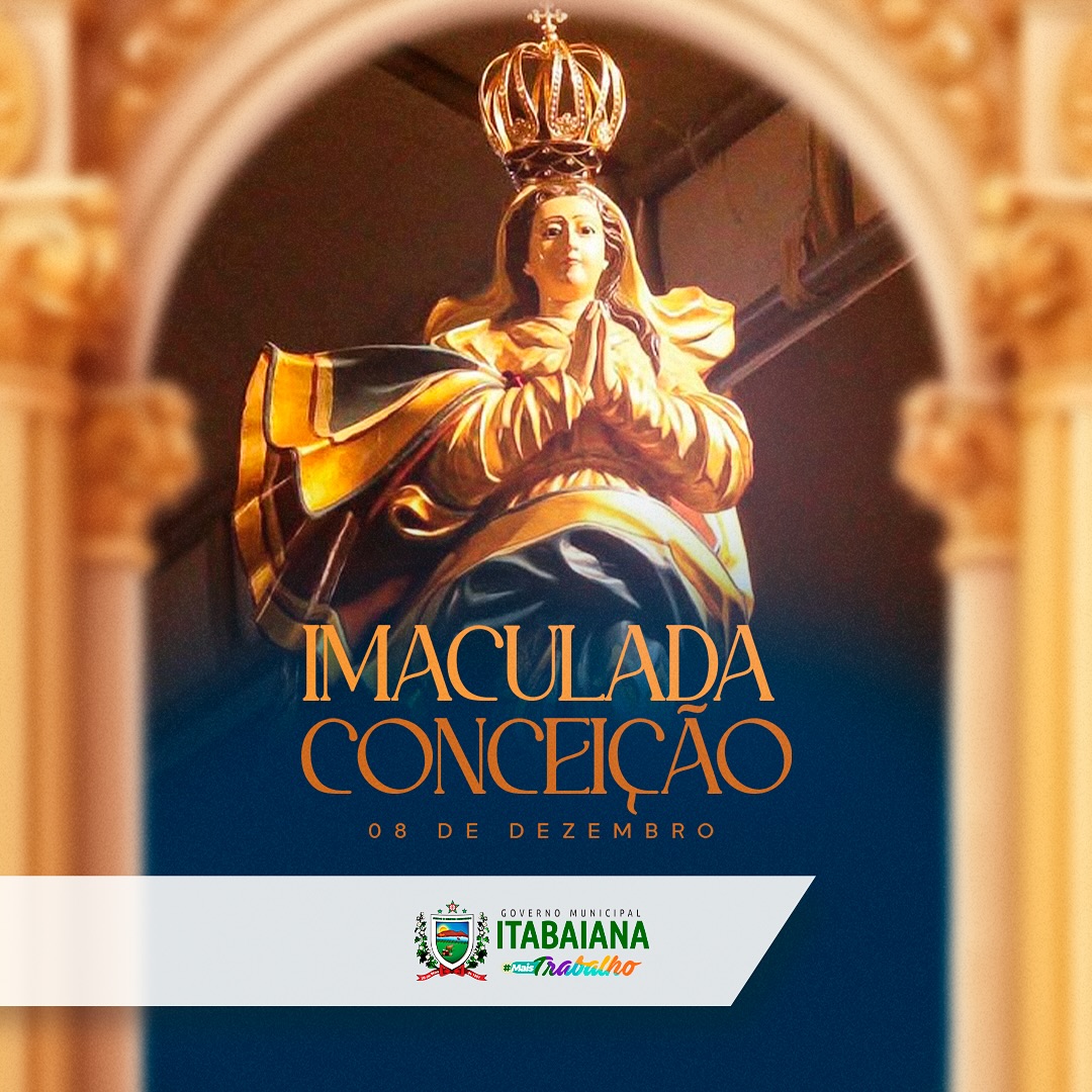 Hoje celebramos com fé, amor e união o dia da nossa Padroeira, Nossa Senhora da Conceição. Que esta data tão especial renove nossas esperanças e fortaleça os laços de nossa comunidade. Agradecemos por todas as bênçãos e pedimos proteção e paz para o nosso povo. Viva Nossa Senhora da Conceição! #DiaDaPadroeira #Itabaiana #NossaSenhoraDaConceição #FéEDevoção