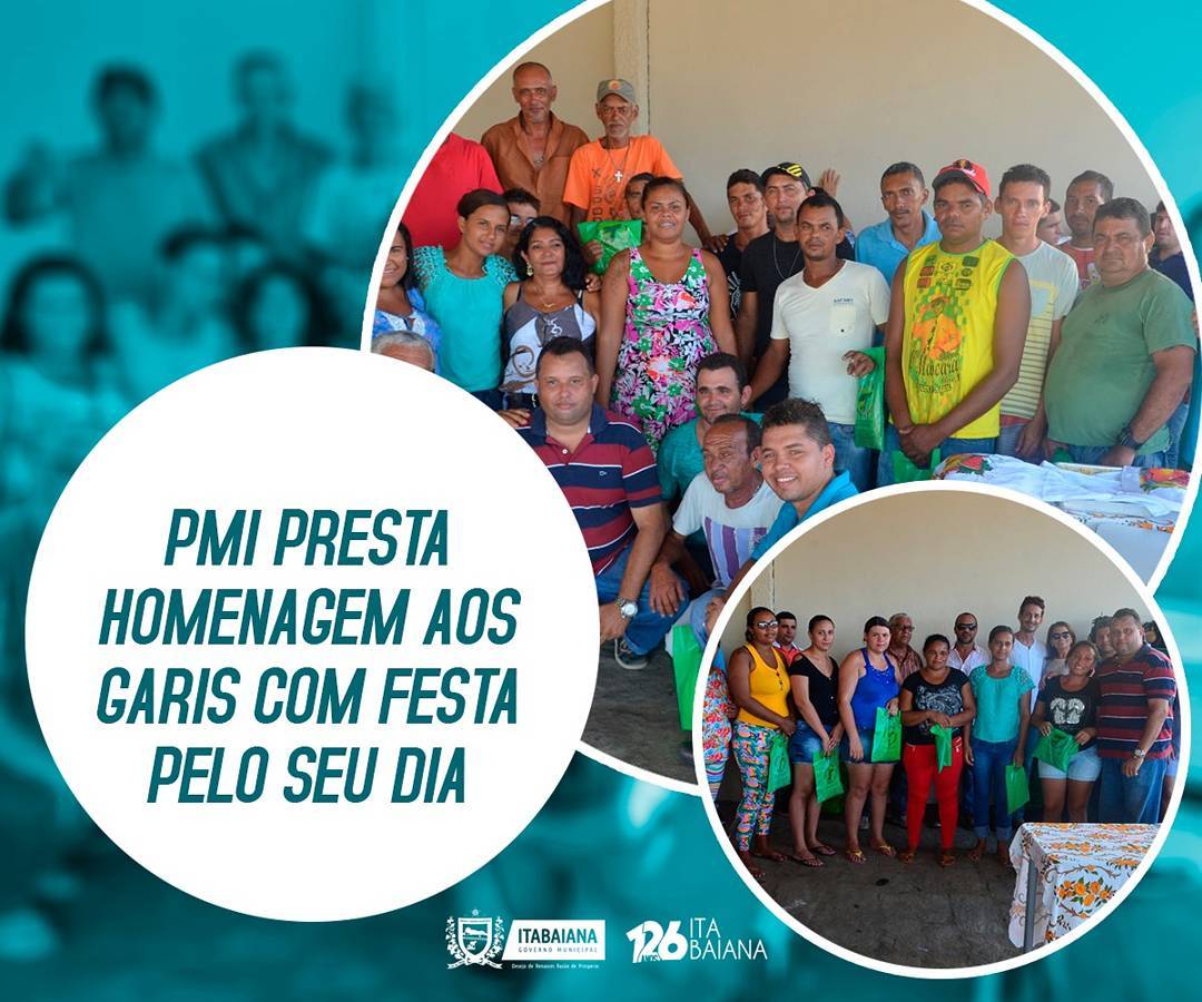 🗣 |SELIGAA Prefeitura Municipal, através da SEDURB, ofereceu hoje (16) um almoço aos Garis em comemoração ao seu dia. Em razão desse significado, pediu que fosse oferecido um momento de lazer para estes profissionais que sob o sol, e às vezes a chuva, estão sempre dispostos e sorrindo. 🏽♂🏾 Veja conteúdo na íntegra: http://migre.me/wD58Y#DesejoDeRenascer#RazaoDeProsperar