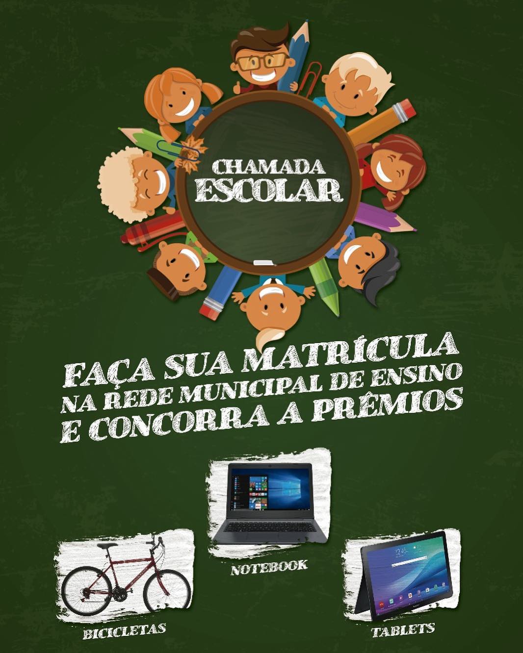 A t e n ç ã o senhores pais ou responsáveis, a PMI através da Secretaria de Educação, informa que as matriculas da Rede Municipal de Ensino já estão A B E R T A S! Vá a g o r a até a escola mais próxima portando: Registo de Nascimento; Cartões SUS/Vacina; Comprovante de Residencia. e garanta a g o r a a vaga do seu filho, e concorra a diversos prêmios.#CriançaNaEscolaAGORA#DesejoDeRenascer#RazaoDeProsperar