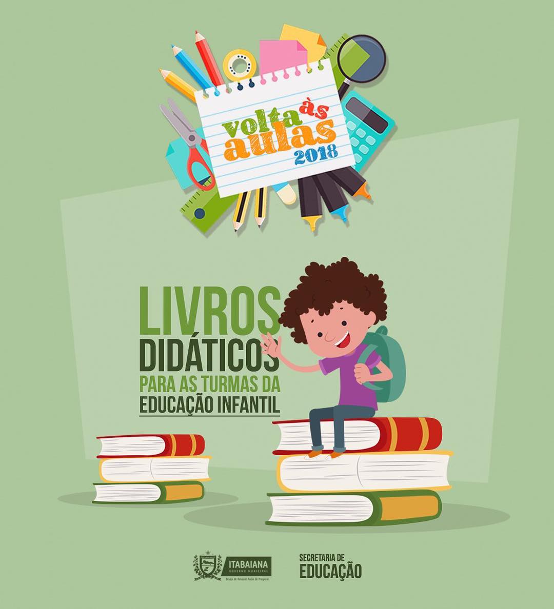 Pela primeira vez na história da Educação Municipal, iremos fornecer as turmas da Educação Infantil I os LIVROS DIDÁTICOS, visando despertar o interesse dos menores e fortalecer a qualidade de ensino proposta pelos educadores da Rede Municipal de Ensino.#CriançaNaEscolaAGORA#DesejoDeRenascer#RazaoDeProsperar