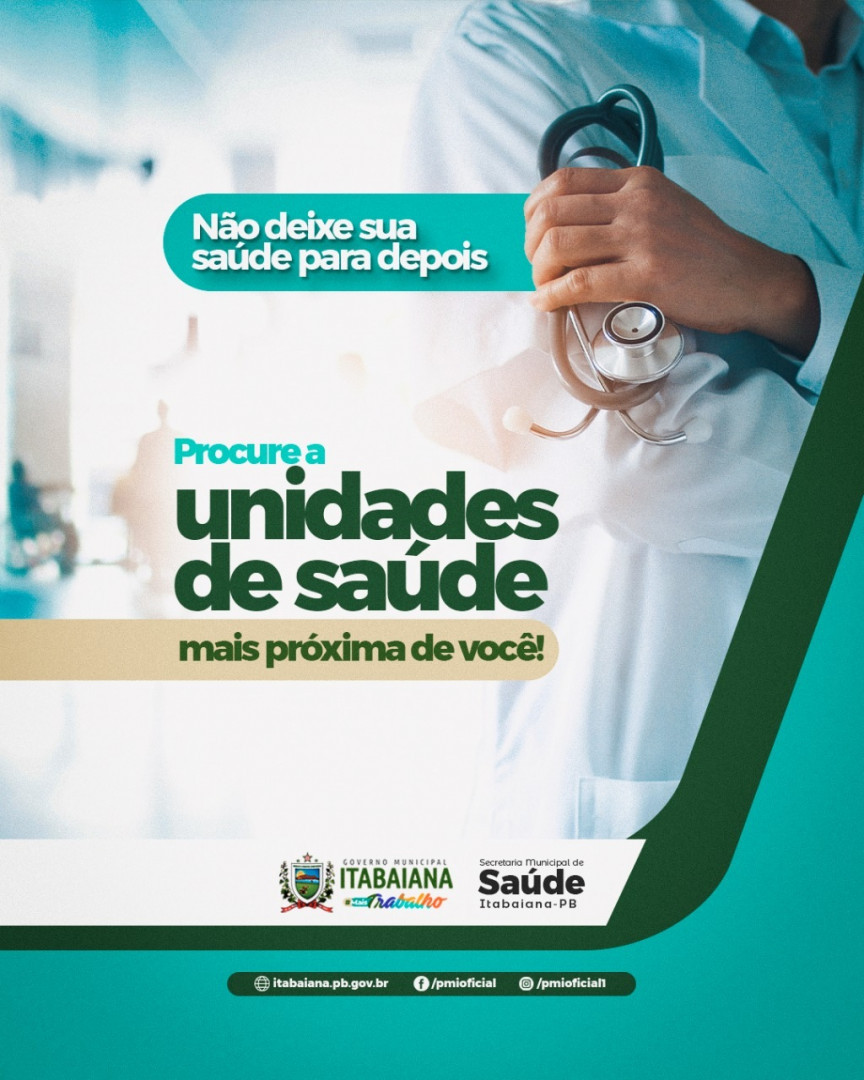 ️ Saúde é a nossa prioridade 🩺⠀⠀Nas unidades de saúde espalhadas pelo município as pessoas podem realizar e marcar exames, fazer consultas e serem assistidas por profissionais qualificados. ⠀⠀️Cuide do seu bem mais precioso e procure uma de nossas Unidades de Saúde ⠀⠀#PMI #MAISTRABALHO #MAISSAUDE