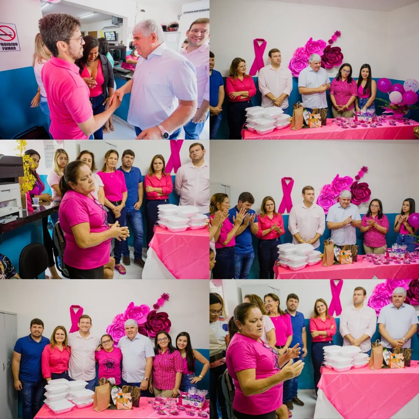 ️ O prefeito @doutorlucioflavio, o vice @jclaudio_neto e a secretária de saúde, Dra. @sorayagaldinol estiveram visitando os eventos em alusão ao Outubro Rosa, realizados na Unidades de Saúde. Foram várias ações com orientações acerca da prevenção e tratamento do Câncer de Mama, distribuição de brindes, dentre outras ações. @saude_itabaiana https://itabaiana.pb.gov.br/site/#PMI #MAISTRABALHO